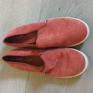 Toms Shoes, Size 8, Burnt Orange Color